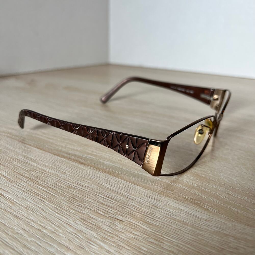 Escada SES 516S Col.R80 Sunglasses Brown Bronze Frames READ Made in Italy - Picture 14 of 14